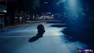 Полиция Готэм-Сити Преследует Бэтмена ... момент из фильма (Тёмный Рыцарь: Возрождение Легенды)2012