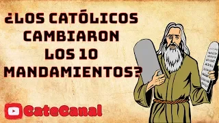 ¿Los católicos cambiaron los 10 mandamientos?