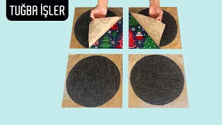 Christmas Gift of Four Fabric Circles (Creative Sewing) | Tuğba İşler