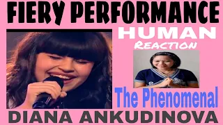 Диана Анкудинова - "Human" DIANA ANKUDINOVA - HUMAN (Reaction)