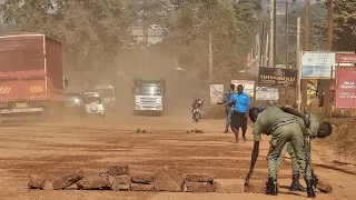 Most Dusty And Dangerous Road In Town:-The Najjera–Kira Mbogo Road