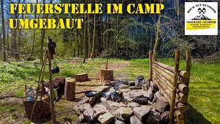 Bushcraft- Camp Feuerstelle I Gewinnspiel I Lagerbau I soonwald-outdoor I Bock auf Outdoor!