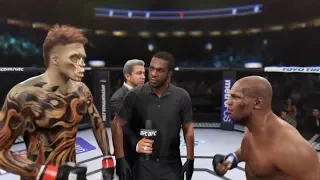 Woodman vs. Mike Tyson (EA Sports UFC 2) - CPU vs. CPU 🥊