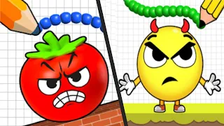 DRAW TO SMASH FUNNY PUZZLE vs DRAW SMASH LOGIC GAMES - New Levels Satisfying Double Gameplay ios