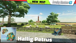 FS22 | NEW MAP "Hallig Petrus" - Farming Simulator 22 New Map Review 2K60