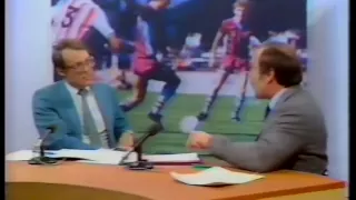 Gary Newbon & Jimmy Greaves Footbal argument Central TV (1983)