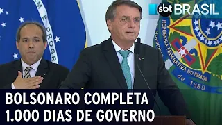 Bolsonaro inicia agenda de eventos que marcam 1.000 dias de governo | SBT Brasil (27/09/21)