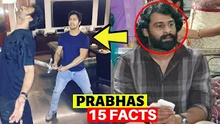 15 facts you  didn't know about saaho star prabhas