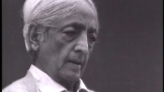 On psychological time, conflict and sorrow | J. Krishnamurti