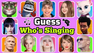 Guess who's singing: Lay Lay , King Ferran, Salish Mater, MrBeast, Elsa, Rock, crazy frog, John Cena