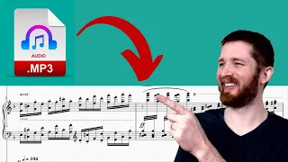 How to Instantly Convert an mp3 Audio File into Sheet Music for Free! AnthemScore and MuseScore!