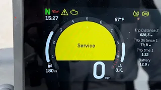 How to reset the Norden 901 service indicator.