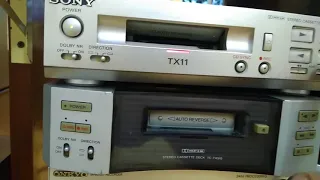 Tét stereo cassette deck sony ct-tx11