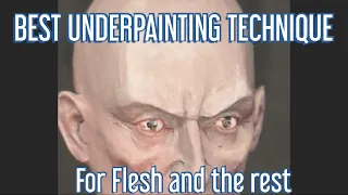 the BEST UNDERPAINTING technique for miniatures - flesh addition
