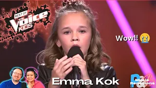 Emma Kok |"The Best Of The Voice Kids - Her journey" Part 1 (Voice Netherlands) | Couples Reaction!