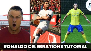 EA FC 24 | RONALDO's SIGNATURE CELEBRTIONS - TUTORIAL