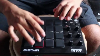 LOLO 3000 / MPD218 Finger Drumming Live Jam