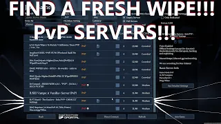 V Rising How to Find a Freshly Wiped Server - Practice PvP - Low Days Played - Beginner Friendly