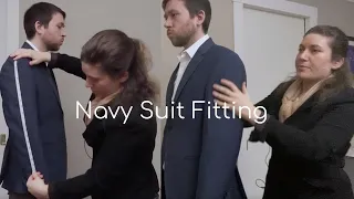 Fitting a Navy Suit for War - Real Person ASMR