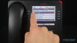 9508 9608 Headset Enable Avaya IPOffice McBricker