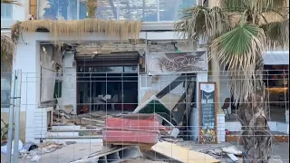 Images of the damage in the aftermath of the collapse of a restaurant in Mallorca | AFP