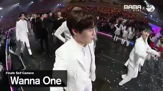 Wanna one finale selfcam MAMA in Japan