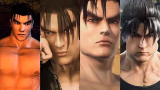 Jin Kazama & Devil Jin All Ending Tekken 3 - 8 & Tag Tournaments [4K]