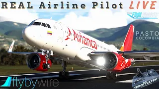 Whats up with the FBW A320 NEO |  REAL Airbus Pilot | Pasto Colombia | #msfs2020 #airbus #flybywire