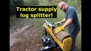 #18 Tractor Supply County Line 25 ton log splitter!