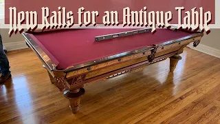 Fabricating a New Set of Rails for an Antique Pool Table (Part 1)