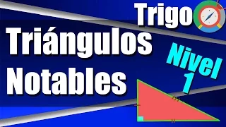 Triángulos Notables - Ejercicios Resueltos - Nivel 1