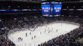 St. Louis Blues 2022 Goal Horn + Win Horn + 3 Stars Live [4K]