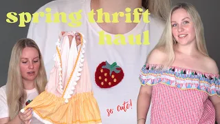 spring thrift haul + try on | personal style journey pt.10