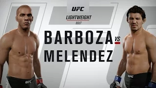 UFC Fight Night Holm Vs Shevchenko - Edson Barboza Vs Gilbert Melendez - EA Sports UFC 2 Live Events