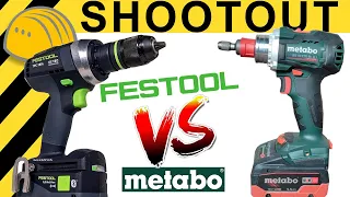 METABO vs FESTOOL - KAMPF DER GIGANTEN! STÄRKSTE AKKUSCHRAUBER im TEST | WERKZEUG NEWS 148