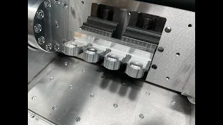 Testing my CNC 4th axis rotary table for the first time.
