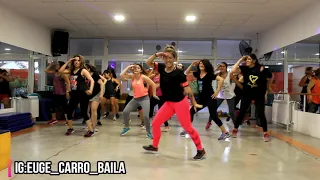 LA NOCHE NO ES PARA DORMIR - Cumbia - Baila en casa con Euge - Fitness dance