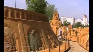 Выставка песчаных скульптур  в Коломенском
