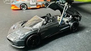 pagani huayra roadster movingpart#matchbox #hotwheels