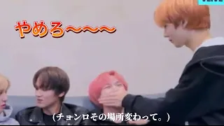 チョンロ(犬)をしつける飼い主(チソン)の図【NCTDREAM/日本語字幕】