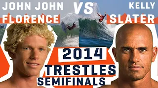 Kelly Slater VS John John Florence - Semifinals 2014 Hurley Pro @ Trestles | WSL REWIND