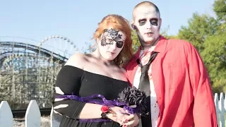 Watch Couples Get Married While Dressed in Halloween Costumes