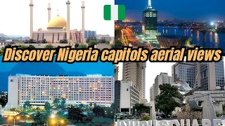 Discover Nigeria capitols. aerial view 4k video Ultra (60fps) most developed city