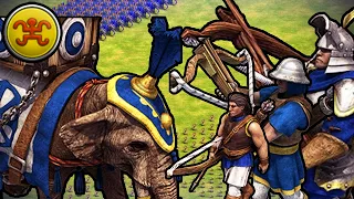 200 ELITE ELEPHANT ARCHER (Bengalis) vs ENTIRE ARCHER LINE | AoE II: DE