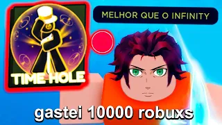 INSANO!! gastei 10000 ROBUXs na NOVA HABILIDADE INVENCÍVEL da ATUALIZAÇÃO do BLADE BALL!!