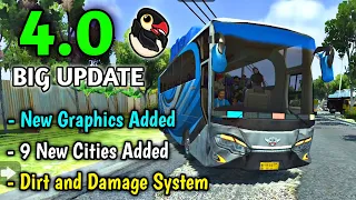 New Big Update 4.0 | New Features Added! Bus Simulator Indonesia | Bus Game