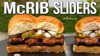 The Best Homemade McRib Sliders | SAM THE COOKING GUY 4K