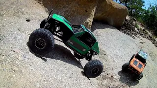 Axial Capra & 1.9 Wraith out crawling!!
