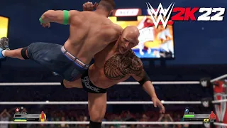 WWE 2K22 - The Rock vs John Cena, Dream Re-match