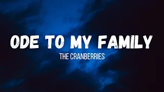 The Cranberries - Ode To My Family | Instrumental | Lyrics